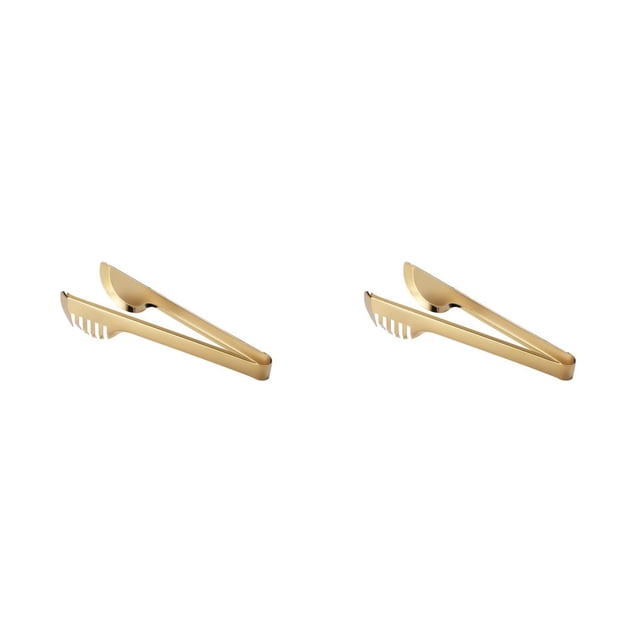 Pinzas para barbacoa Injueey de acero inoxidable espejo pulido 2Conjunto