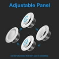 thumbnail image 5 of Adjustable Air Vent Covers Round Ceiling Vent Bathroom Extractor Fan Vent Cover Ø75Mm - 2Pcs, 5 of 7