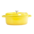 thumbnail image 2 of Heiss® Energy-Efficient Cast Aluminum Dutch Oven, 3.5 Quart, Oval, Yellow, 2 of 7