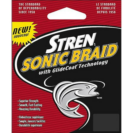 Stren Sonic Braid Fishing Line, 300 yd Filler Spool