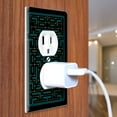 thumbnail image 3 of WIRESTER 1-Gang Duplex Outlet Cover Wall Plate/Switch Plate Cover, Classic Game Maze, 3 of 6