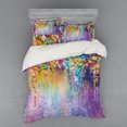 thumbnail image 2 of Ambesonne Floral Bedding Set 3 Pcs, Ivy Blooming Flowers Herbs, Twin XL, Multicolor, 2 of 3
