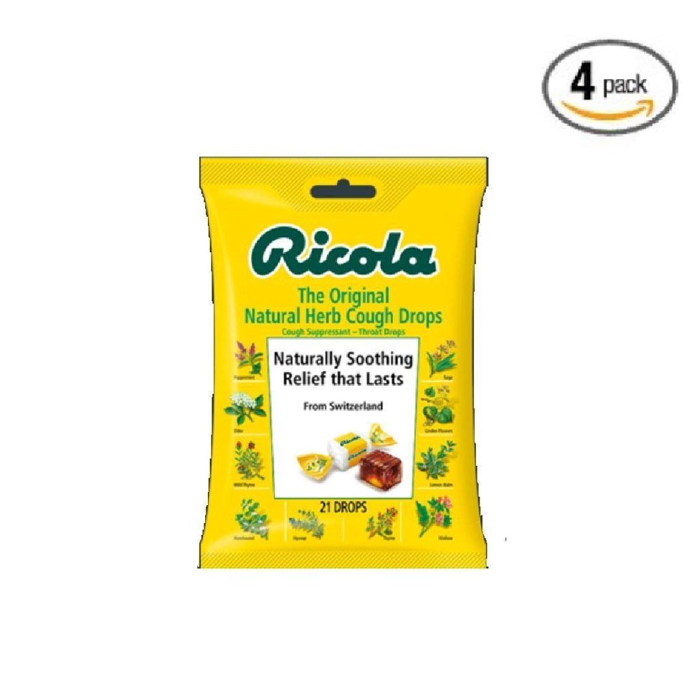 Ricola Original Herb Cough & Throat Drops, 21 ct