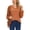 Orange, variant on Womens Long Sleeve Blouse V Neck Swiss Dot Tops Business Casual Work Shirts (Black, S)