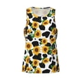 thumbnail image 3 of Haiem Cute Cow Print Sunflower C Men Workout Tank Top Gym Bodybuilding Sleeveless Muscle T Shirts Athletic Tank Breathable Workout Shirt-4X-Large, 3 of 8