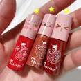 thumbnail image 4 of Heallor-minibrillo de labios de terciopelo hidratante, aceite de larga duración, Pintalabios Sexy, tinte rojo, Pintalabios líquido brillante, maquillaje cosmético M, 4 of 5