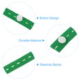 thumbnail image 4 of Unique Bargains Clothes Storage Elastic Band with Buttonhole, 50Pcs Clothing Storage Strap, Clothes Organization System for Drawer Blanket Storage Band, Green, 4 of 5
