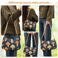 thumbnail image 4 of FORMRS Womens Shoulder Bag with Chain Strap Clutch Purse Cute Tote Handbag, Black Mushroom Pattern, 4 of 7