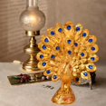 thumbnail image 6 of Resin Animal Peacock Sculpture Decorative Art Ornament with Elegant Craftwork for Wedding Office Shelf Display, 6 of 9