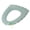 #3 Green【1X Toilet Seat Cover】, variant on SouMaox Washable Knitted Toilet Seat Cover Pad, Warm Thickened Bathroom Commode Ring Lid Accessory, Soft Elastic Universal Cloth Mat