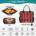 thumbnail image 4 of Bird Dove White Cooler Bag Lunch Bag Soft Cooler Cooling Tote Insulated Lunch Box for Adult Men Women, 4 of 6