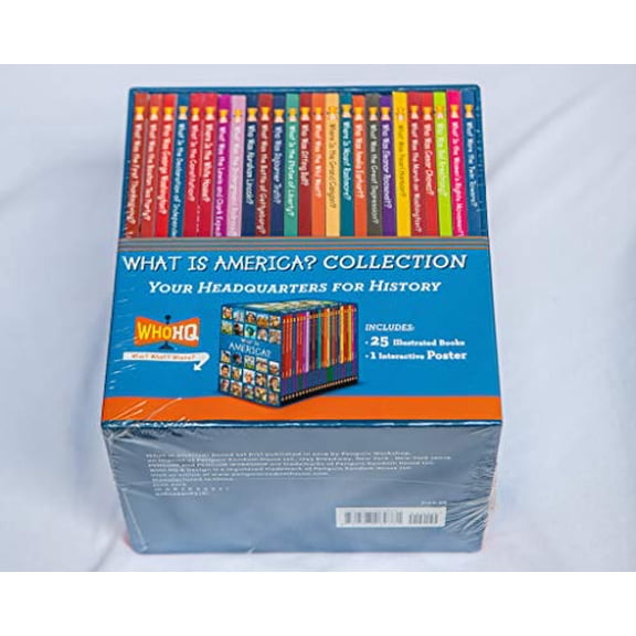 Pre-Owned Who Was? and What Is? America Collection Boxed Set 25 books, 9780593089781, 0593089782, Paperback,
