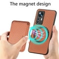 thumbnail image 2 of For Xiaomi 12T Pro Phone Case，Luxury Magnetic Carbon Fiber Shockproof Case，Leather Card Slot Case, 2 of 5