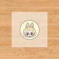 thumbnail image 3 of POP MART Labubu Iron on Sticker Cute Cartoon Heat Transfer Stickers Clothing Decals Kids Diy T-shirt Backpack Decoration Gifts, 3 of 5