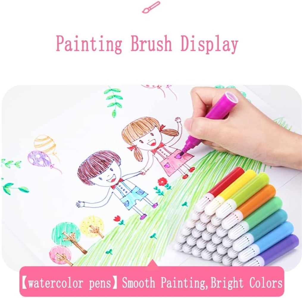 Arts and Crafts Supplies,Bexikou 208Pcs Drawing Painting Set for Kids Girls Boys Teens, Coloring Art Kit Gift Case: Crayons, Oil Pastels, Watercolors Cake, Colored Pencils, Sketch Paper