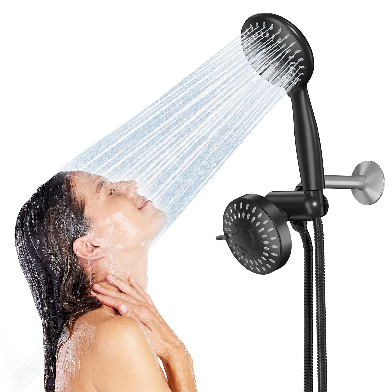 Cshidworld Dual Shower Head System with Rainfall Combo photo 1