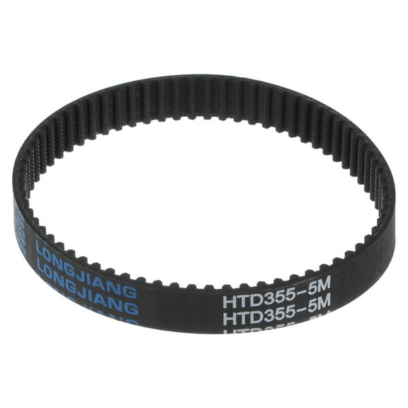 Uxcell HTD5M-355 Rubber Timing Belt 71 Teeth Closed Loop Belt 0.59" Width 13.98" Length