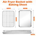 thumbnail image 2 of Cesta Air Fryer TeamFar para horno, acero inoxidable, 40 x 30 cm, 2 of 7