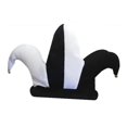 thumbnail image 2 of Sombrero , accesorios para fotos, actuaciones en , tocados navideños, gorra puntiaguda para hombres y mujeres Blanco y negro, 2 of 8