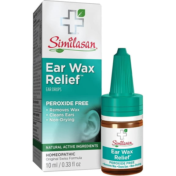 Similasan Ear Wax Relief Multi-Symptom Drops Swiss Formula, 0.33 oz, 6-Pack