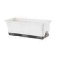 thumbnail image 3 of koolsoo Window Box Planter Creative Unique Windowsill Planter for Shelf Office Porch White 1pc, 3 of 9