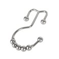 thumbnail image 3 of LELINTA Rustproof Shower Curtain Rings, Stainless Steel Heavy Duty Roller Double Glide Shower Hooks, 3 of 3