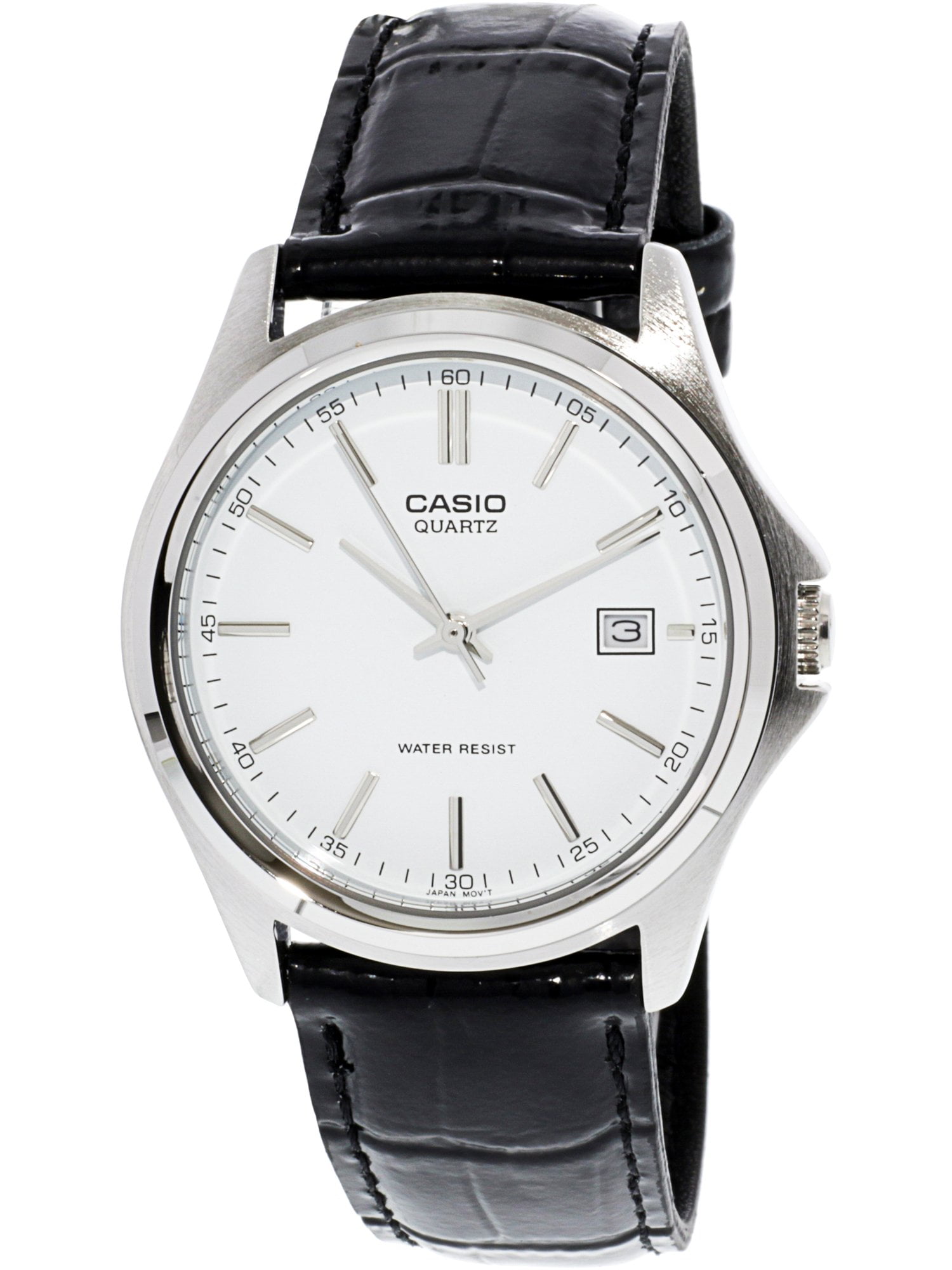 white casio watch