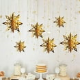 thumbnail image 2 of 6pcs Artificial Snowflakes Paper Snowflakes Christmas Hanging Decoration for Home New Year Xmas Party Winter, 2 of 3