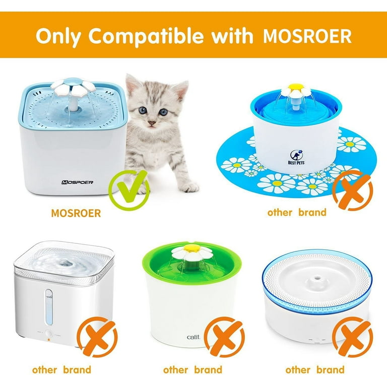 Walmart Pack Carbon Charcoal Pet Water Fountain Filters, Triple