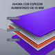 thumbnail image 2 of Tapete Yoga Pilates Ejercicio 10 Mm Antideslizante Nube Morado, 2 of 5