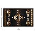 thumbnail image 5 of BizChair Southwest Native, Area Rug, Brown Black Beige Ivory (2 Feet X 3 Feet 4 Inch Mat), 5 of 7