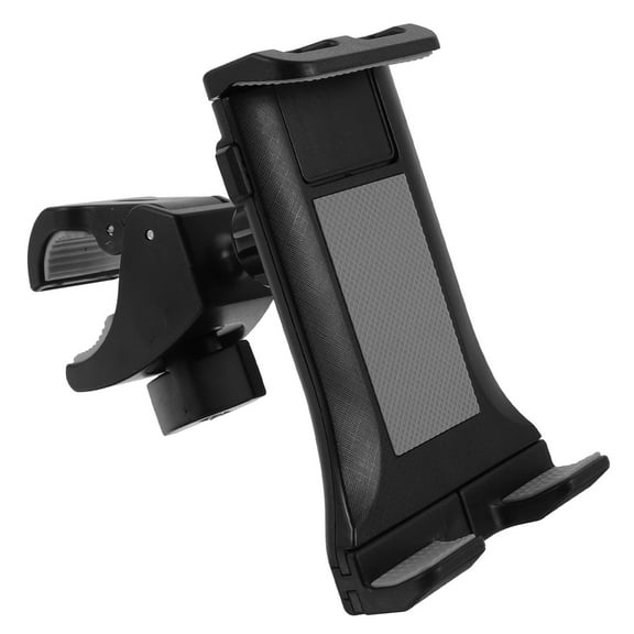 Masteelf Phone Holder for Exercise Bike Treadmill Stroller Made of ABS Rubber Grey Color Fits Most Phones Tablet