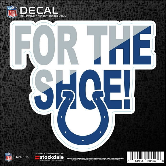 Indianapolis Colts 6" x 6" Xpression Full Color Repositionable Decal - No Size