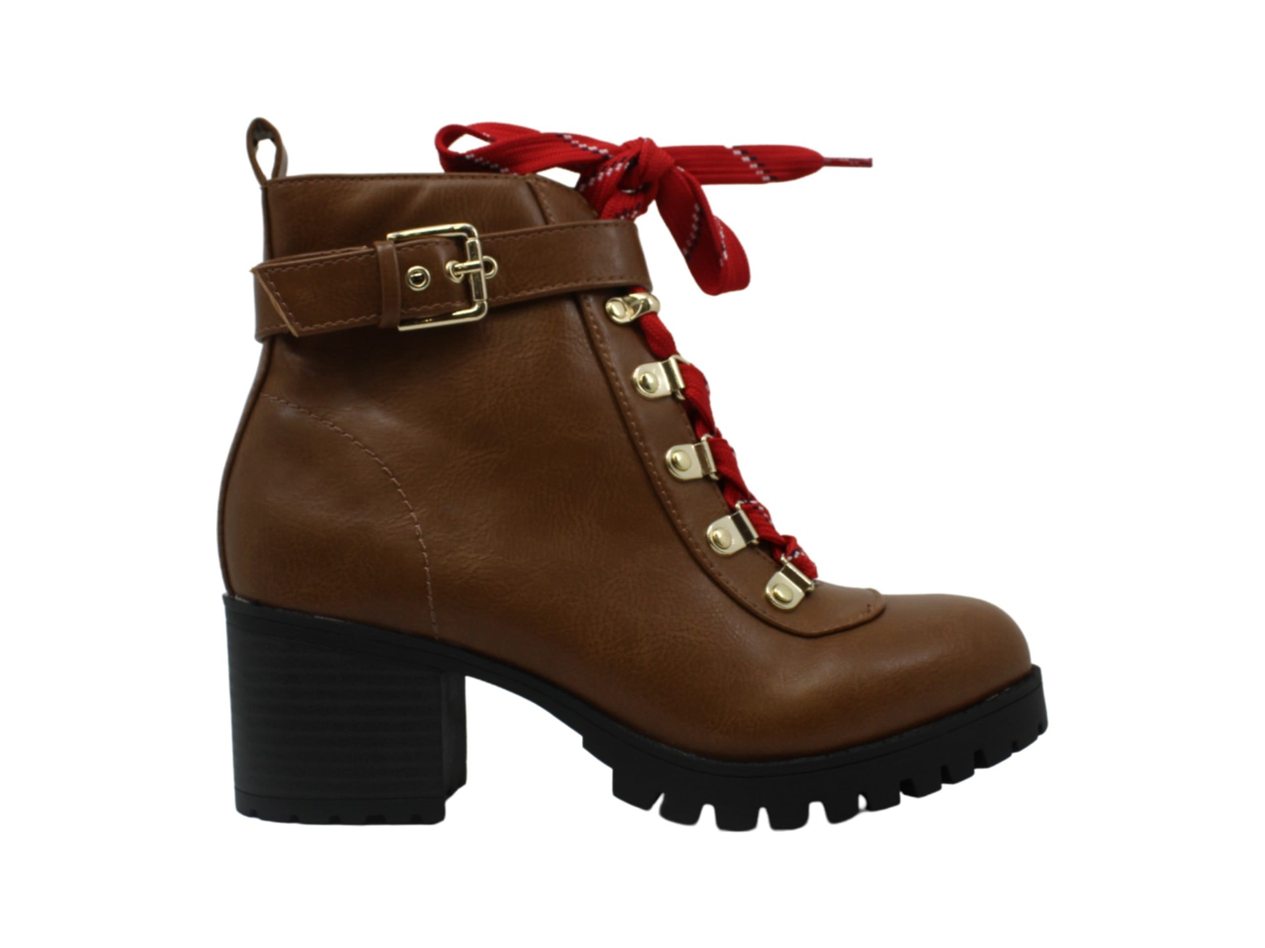 Material Girl Material Girl Womens Hillari Leather Closed Toe Ankle