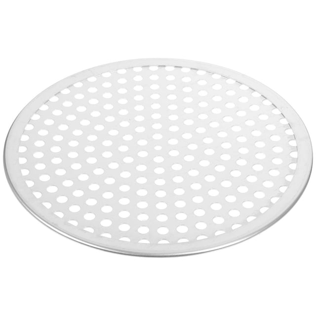 Kitchen Pizza Pan Reusable Aluminium Alloy Pizza Tray Round Baking Pizza Plate Kitchen Supply