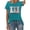 ZA Green, variant on T Shirts For Women St Patricks Day Irish Shamrock Tee Shirt Short Sleeve Crewneck Clover Tees Spring Summer Tops Casual Green L