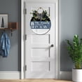 thumbnail image 5 of The Laundry Sign Front Door Porch Decorations, Round Rustic Wood Hanging Sign for Farmhouse Porch Outdoor Home Holiday Front Door Sign Decor, 5 of 6