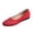 Red, variant on Women's Rhinestone Studded Flats, Round Toe Slip-On Casual Flats, Daily Low Heel Walking Flat Pumps for Elderly Black