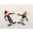 thumbnail image 3 of 2pcs Popeye the Sailor Man Bendable Toy Figure -Popeye And Olivia Figurine Set, 3 of 3