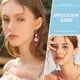 thumbnail image 4 of 8 pares de pendientes de plumeria para mujer con flores colgantes, 4 of 4