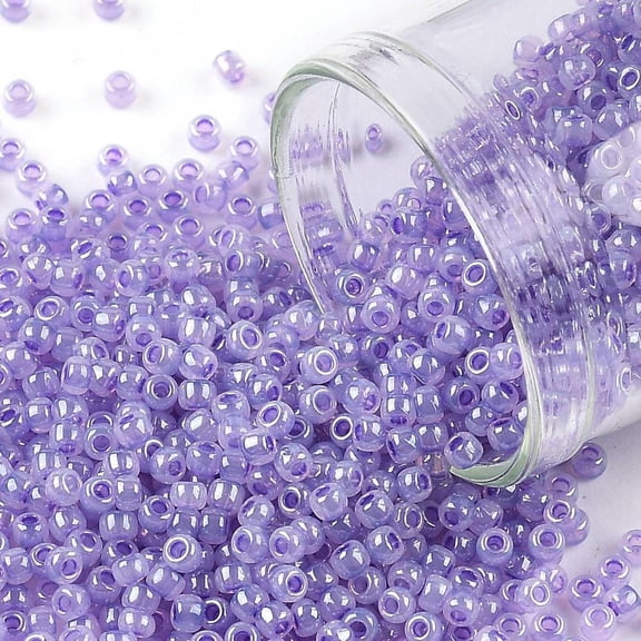 TOHO Round Seed Beads Japanese Seed Beads (916) Lavender Ceylon Pearl 11/0 2.2mm Hole: 0.8mm about 1110pcs/10g