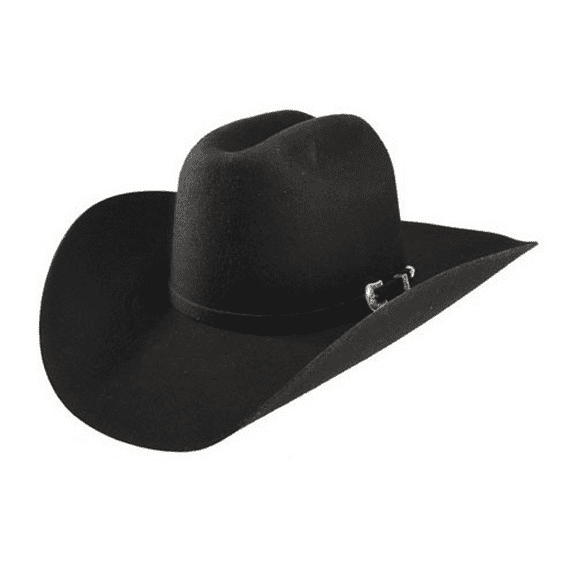 RESISTOL Men's Tucker Cowboy Hat, Black - 7 3/8