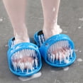 thumbnail image 2 of Lavar pies y pantuflas, ducharse en el baño sin doblar los pies, cepillar los pies para limpiar, cepillar pantuflas, lavadora, exfoliante de bañera, bastoncillo de masaje pegado al suelo., 2 of 5