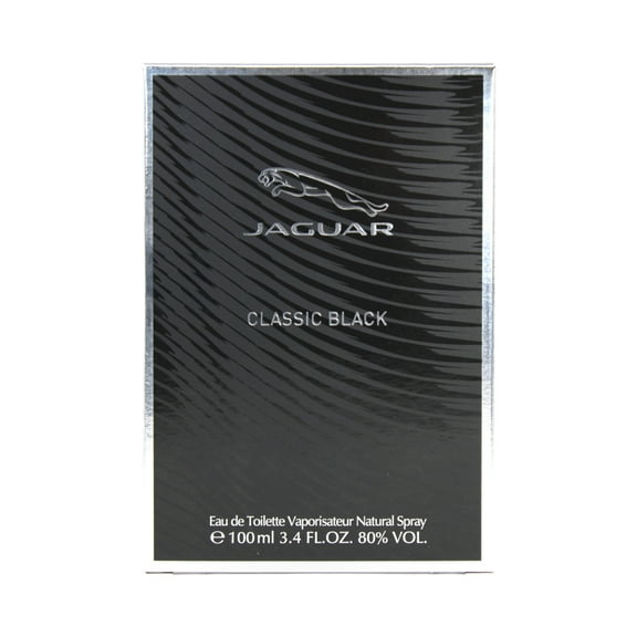 Jaguar Classic Black Men Eau de Toilette 3.4oz