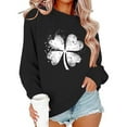 thumbnail image 5 of Goodtrade8 St Patricks Day Sweatshirts Women Lightweight Irish Graphic Pullover Casual Crew Neck Long Sleeve Graphic Tops, 5 of 5