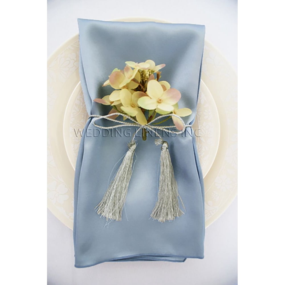 Wedding Linens Inc. (10pcs) 20'' x20" Satin Table Napkins for wedding