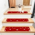 thumbnail image 5 of Uxgjfwu Snowflake Stair Tread Mat, Christmas Themed Step Cover with Non-Slip Backing, Holiday Pattern Staircase Decor for Home, Entryway, 5 of 6