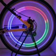 thumbnail image 5 of Luces LED para rueda de automóvil, luces intermitentes para válvula de neumático, luces de neón, luces LED coloridas impermeables para neumáticos de coche, bicicleta (8 piezas) XianweiShao 8390611988012, 5 of 5
