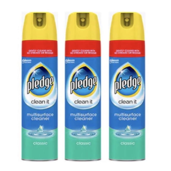 3 Count Pledge 250 ml  Clean It Classic Gentle No Streaks Multi Surface Cleaner