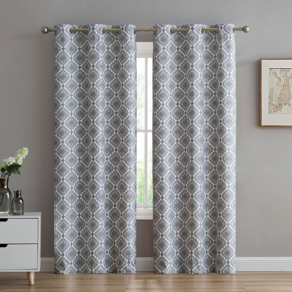 Mainstays Medallion Print Panel Pair, Two Panels